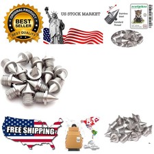 All-Surface 1/4" Stainless Steel Track Spikes for Optimal Performance 14 Count 