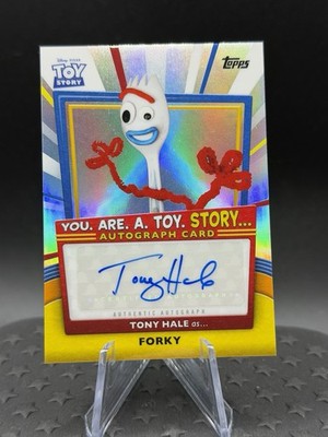 2025 Topps Toy Story Auto Tony Hale Forky YRT-THL Autograph Card Base