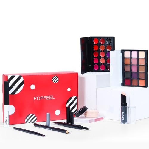 Full Professional Makeup Box Make-up Kit Eyeshadow/Concealer Cosmetic Bag - Picture 16 of 30