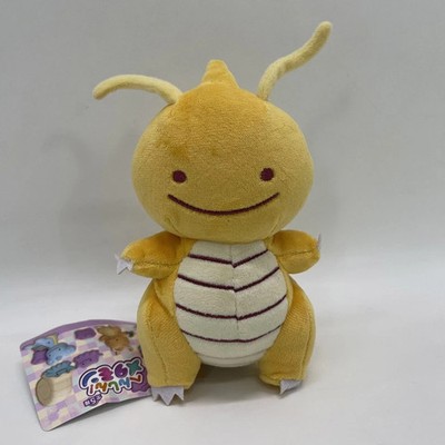 Ditto Transforms as Dragonite Plush Soft Toy Doll Teddy Stuffed Animal 6''
