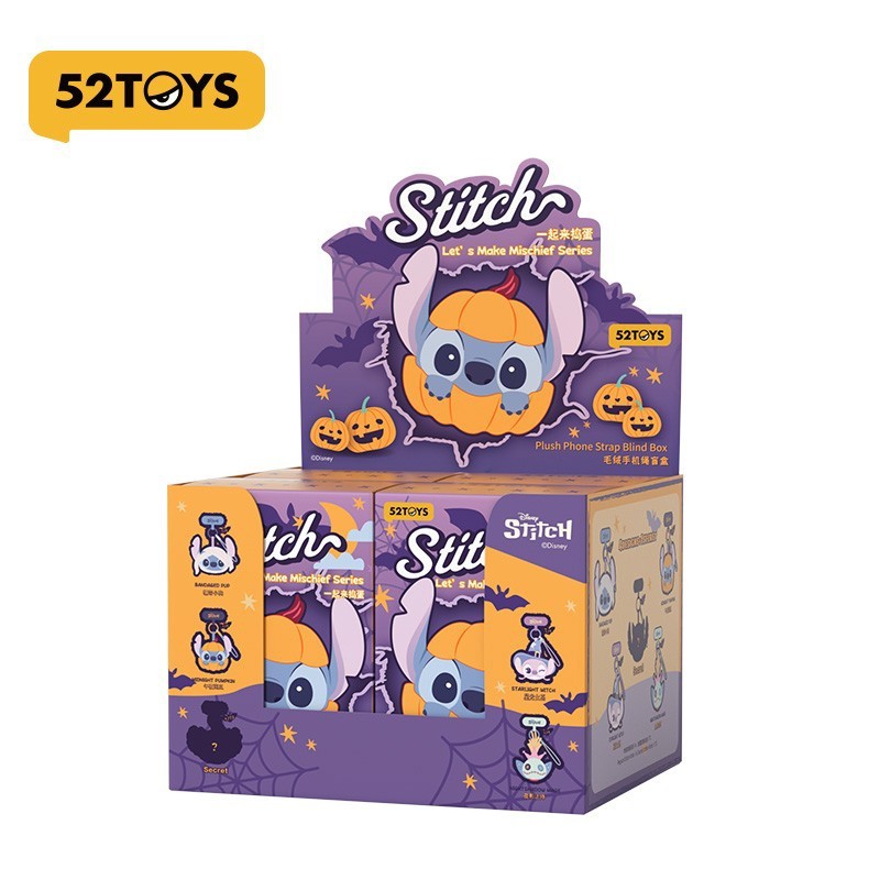 52TOYS A Set Disney Stitch Halloween Let's Make Mischief Series