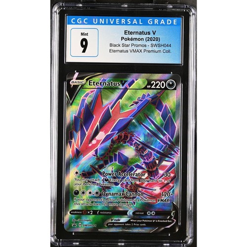 Pokémon Black Star Promos Eternatus V SWSH044 2020 cgc 9