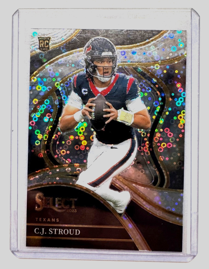C.J. Stroud Rookie 2023 Panini Select Club Level #289 Disco Prizm RC Texans
