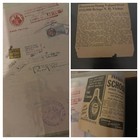 Antique Paper Ephemera Collection Binder — photo 1