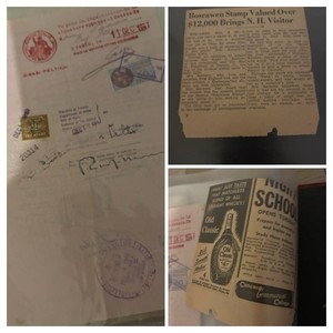 Antique Paper Ephemera Collection Binder