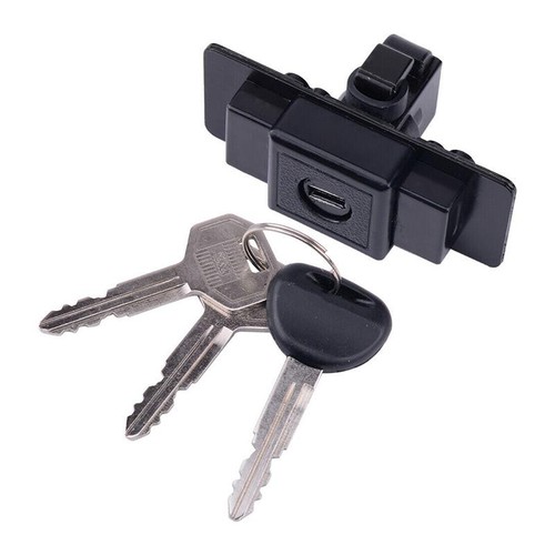 Lock Cylinder Set w/ Keys For Mitsubishi Pajero Montero MK2 1990-04 MR259744 cr - Picture 4 of 6