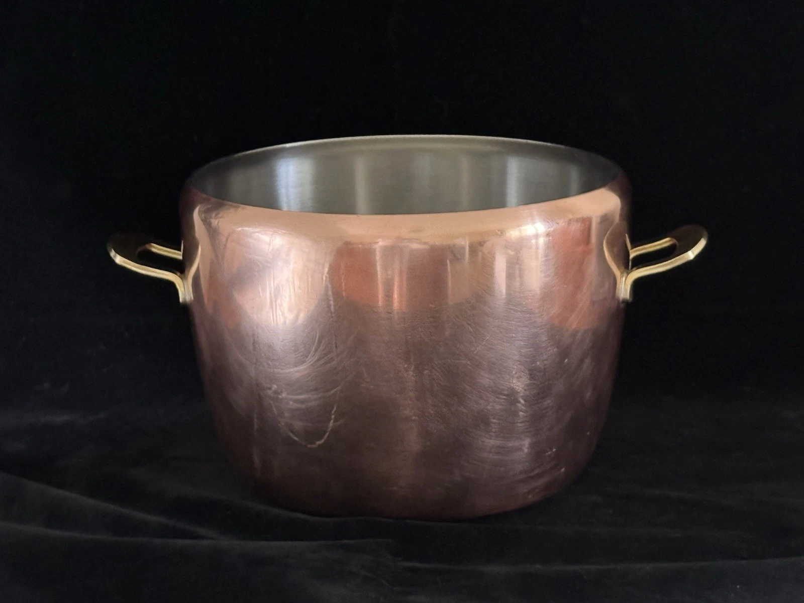 Spring Culinox Copper Stockpot 20cm Diameter – Brass Handles – Swiss Made
Opens in a new window or t
