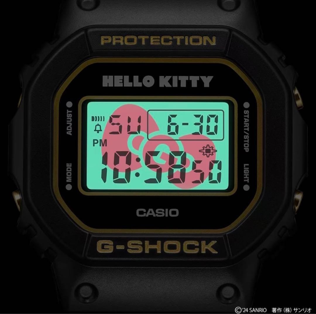 G-SHOCK Hello Kitty 50th Anniversary DW-5600KT24-1JR Black Sanrio
