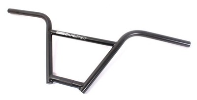 BMX Lenker 9 Zoll 4-teilig KHE MVP 4130 CrMo Butted 736mm breit schwarz 850g