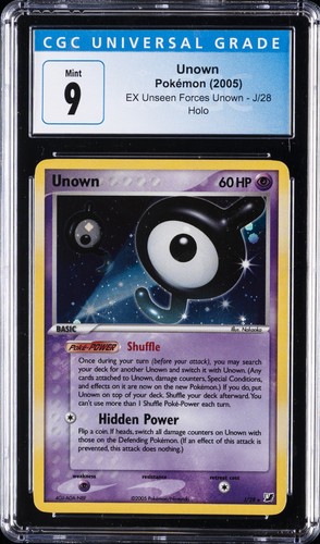 Unown graded CGC 9 for sale on eBay