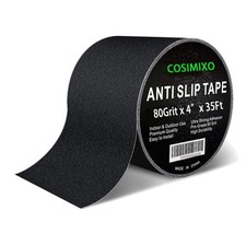 4" x 35Ft Heavy Duty Anti Slip Tape,Best 80grit Friction,Grip,Abrasive for St...