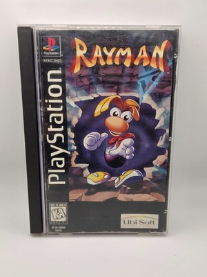 Rayman (Sony PlayStation 1 PS1, 1995) Long Box Complete w/Reg Card -Tested-Works