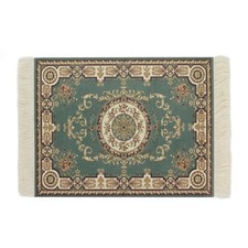 Persian Style Carpet Mouse Pad, Several Images Oriental Green 