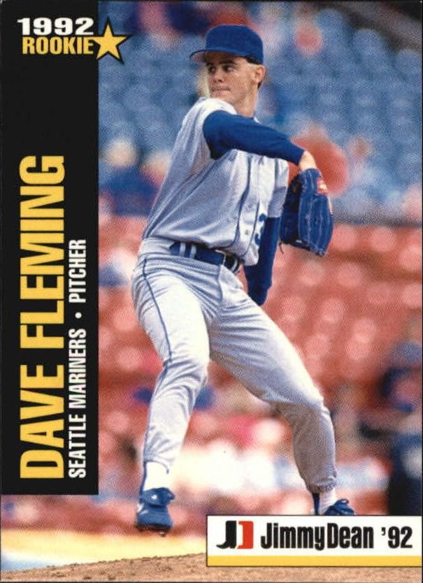 1992 Jimmy Dean Rookie Stars #6 Dave Fleming - NM-MT