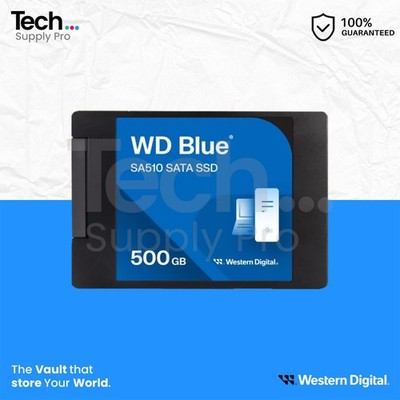 WDS500G3B0A Western Digital Blue SA510 500GB SATA 6GB/s 2.5'' Solid State Drive