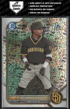 2022 Bowman Chrome Rosman Verdugo BCP-193 1st Speckle Refractor /299 Padres