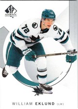 William Eklund #71 San Jose Sharks | 2024-25 SP Authentic | NHL Trading Card