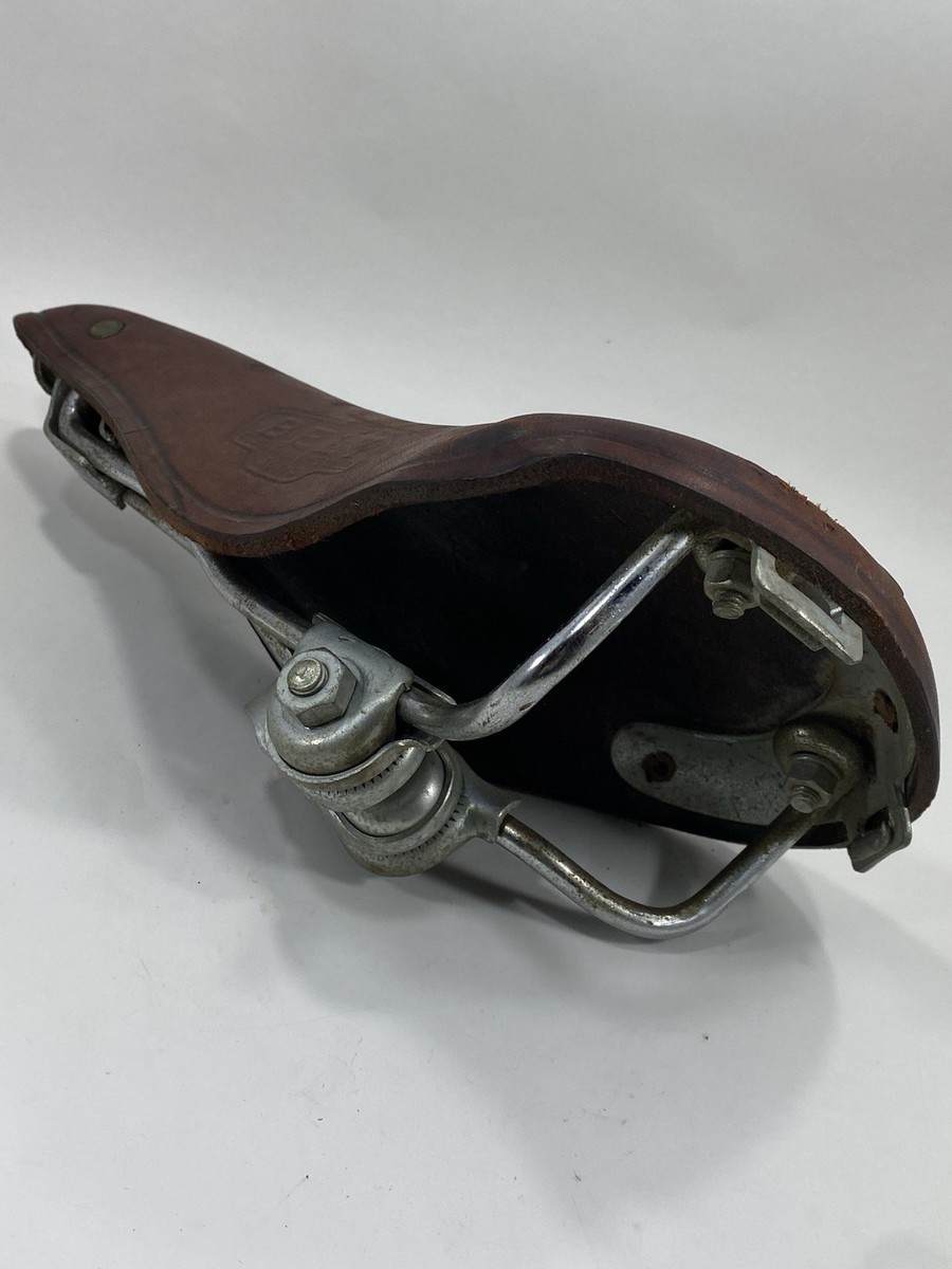 Fujita Belt Brown Leather Saddle Bike Seat Vintage Tokyo Tour