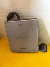Sony Vaio PCGA-CD5 External CD-ROM Drive Silver  Black Portable Headphone Jack