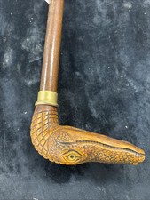 alligator head walking cane