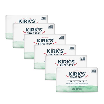 Castile Bar Soap for Men, Women & Children - Made with Premium Coconut Oil, Sens