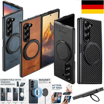 MARKENLOS Für Samsung Galaxy Z Fold 7 6 5 Magsafe Handyhülle Magnetische Stoßfeste Case
