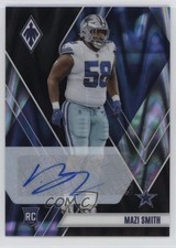 2023 Panini Phoenix Rookies Black Seismic Auto 7/10 Mazi Smith #152 Auto 4f5