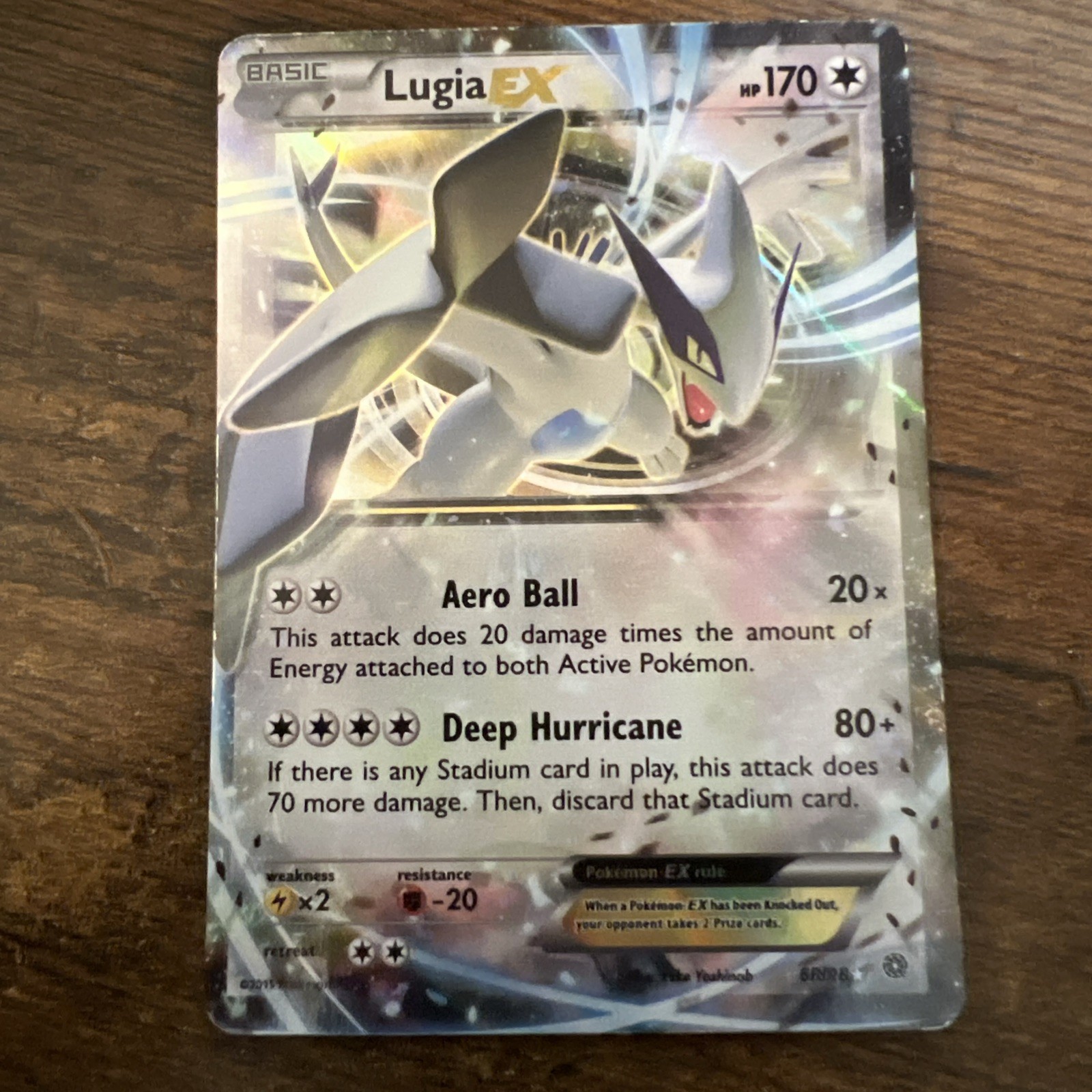 Lugia EX 68/98 Ancient Origins Ultra Rare Holo Pokemon Card MP
