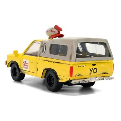 JADA 1995 TOY STORY PIZZA PLANET TRUCK WEATHERED 1/32 YELLOW 36301