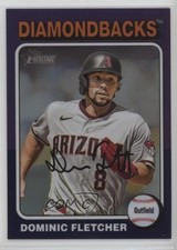 2024 Heritage High Number Hot Box Chrome Purple Refractor Dominic Fletcher 19yg
