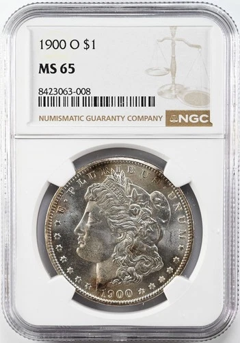 Certified 1900-O Morgan Dollar NGC MS65 Silver $1
