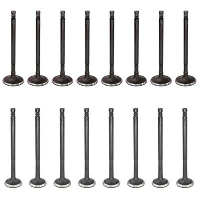 DNJ Engine 8 Intake & 8 Exhaust Valves Kit for Fiesta 1.6L L4 VIN J Ti-VCT 11-17