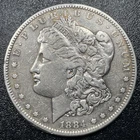 1884-S Morgan Silver Dollar $1 Choice VF Details Better Date Coin Original