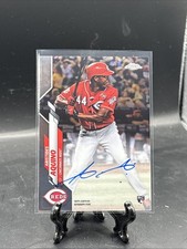2020 Topps Chrome L Aristides Aquino Rookie On Card Auto Autograph. rookie card picture