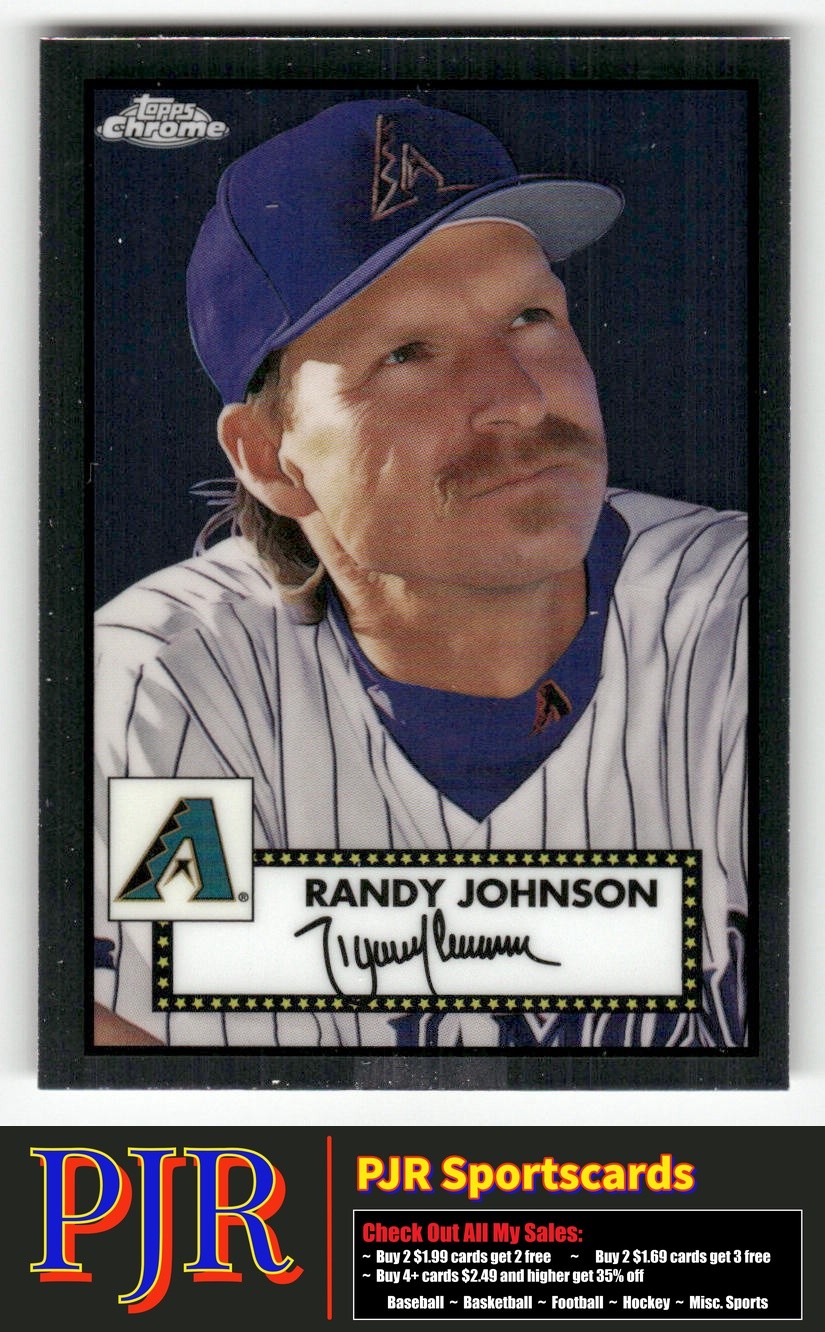 Randy Johnson 2021 Topps Chrome Platinum Anniversary #494 Arizona Diamondbacks