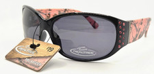 NEW TEAM REALTREE T532 BLK BLACK PINK POLARIZED AUTHENTIC SUNGLASSES 62-16