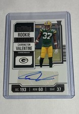 2023 Panini Contenders - Rookie Ticket Carrington Valentine #174 (AU, RC)