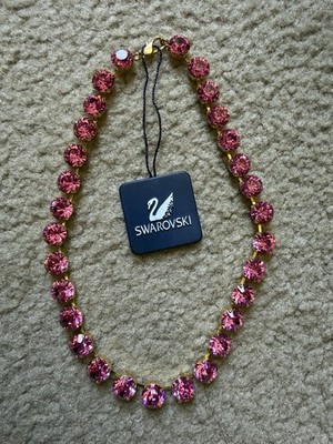 Swarovski Hot Pink Crystal Necklace
