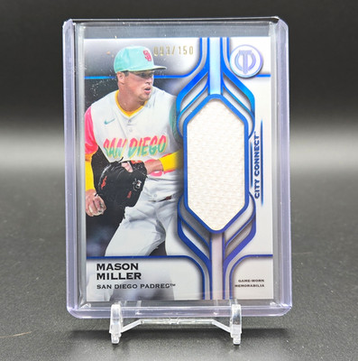 Topps Tribute 2026 Mason Miller Padres Tributaries Relic City Connect T-MMI /150