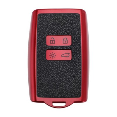 Car Key Case for Renault Grand Scenic Megane Clio Espace Kadjar- 4 Buttons