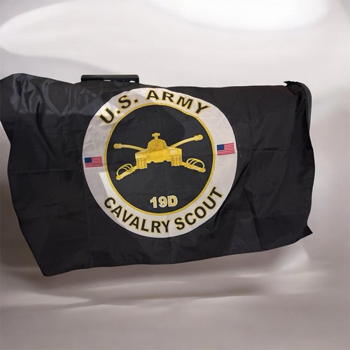 U.S. Army Cavalry Scout 19D Black Flag/Banner Original Militaria