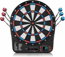 Electronic Dart Board   Digital Soft Tip, 32 Games  359 Variants with Colorful