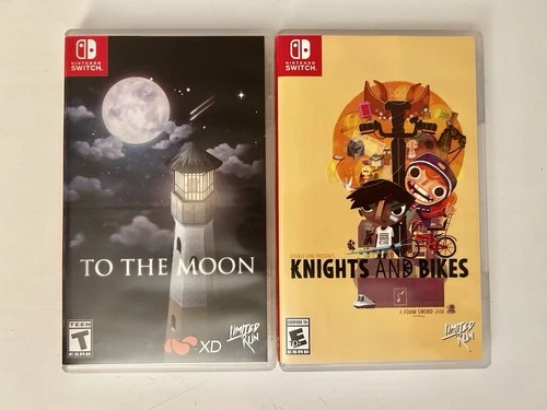 New ListingNintendo Switch Games Lot - Limited Run - To The Moon - Knights and Bikes - Used