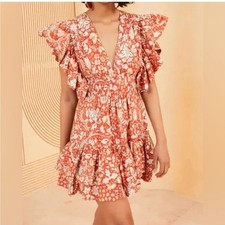 Ulla Johnson Kiri Dress in Orange Blossom