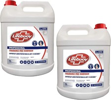 Lifebuoy Professional 5L Fragrance Free HandWash (Pack of 2) 3.88 per litre