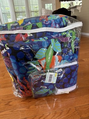 Under the Sea Full Size Comforter Set w/ Sham & Pillow Cases, Ocean