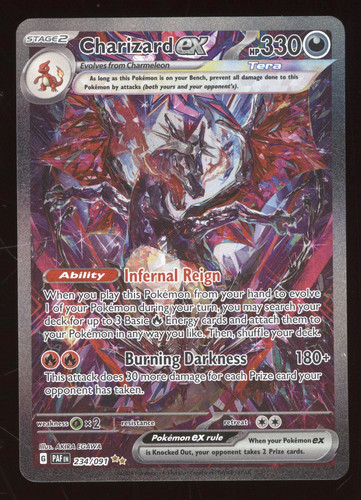 2024 Paldean Fates Charizard ex Secret Rare #234/091