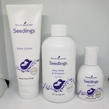 Young Living Seedlings LOT - Baby Lotion, Baby Wash  Shampoo  Baby Oil Sealed