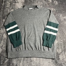 Cherish Oversized Charcoal Gray Knit Sweater Casual Lounge Size M