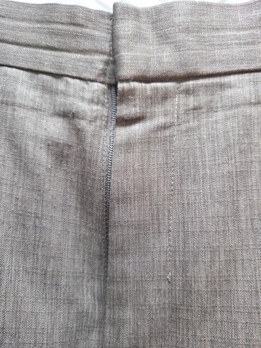 Pantalones de vestir para hombre Haggar marrón con puños talla 42x30 - Imagen 6 de 10